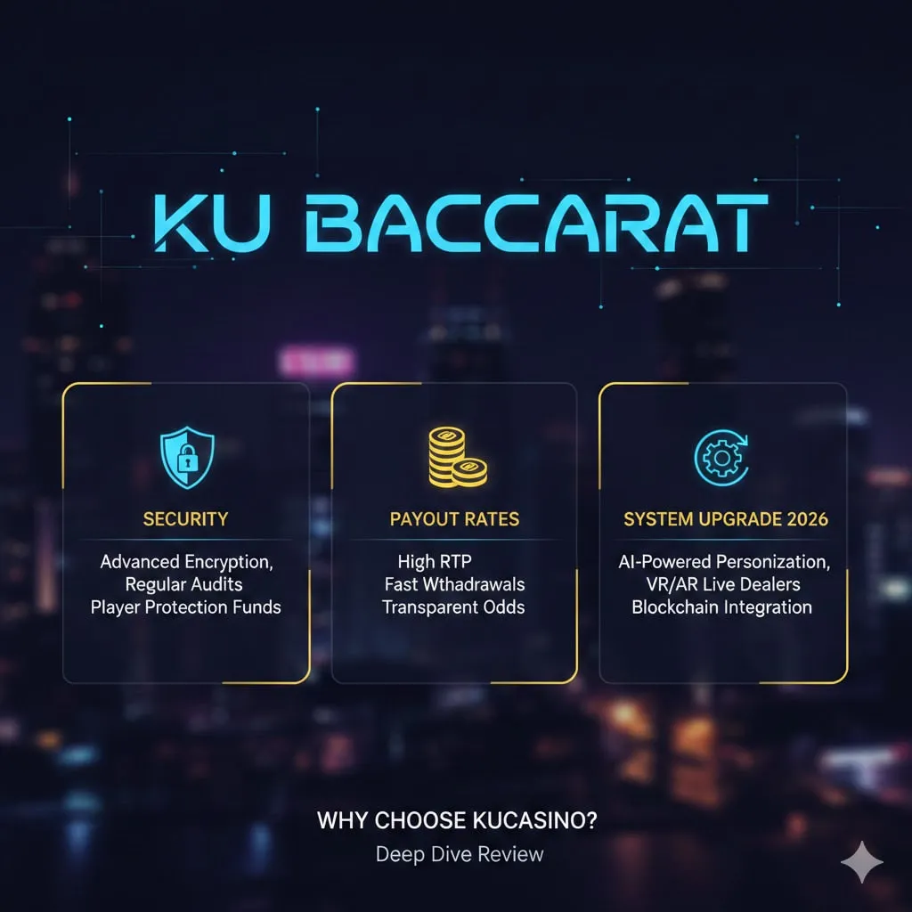 ทำไมต้องเลือก KU บา คา ร่า? เจาะลึกรีวิว KUCASINO ด้านความปลอดภัย อัตราจ่าย และการอัปเกรดระบบปี 2026